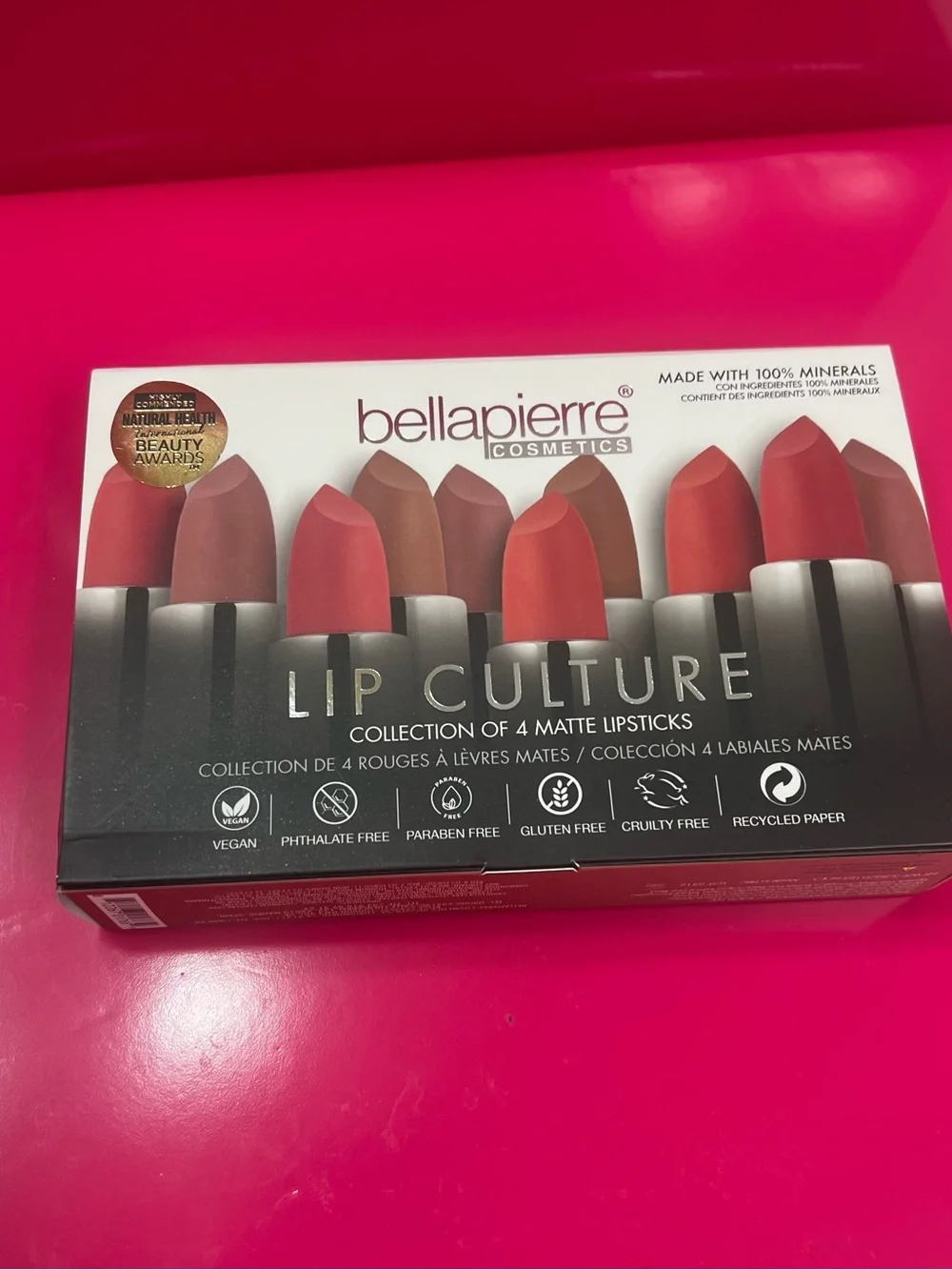 Bellapierre Lip Culture Matte Lipstick Set - Red & Nude